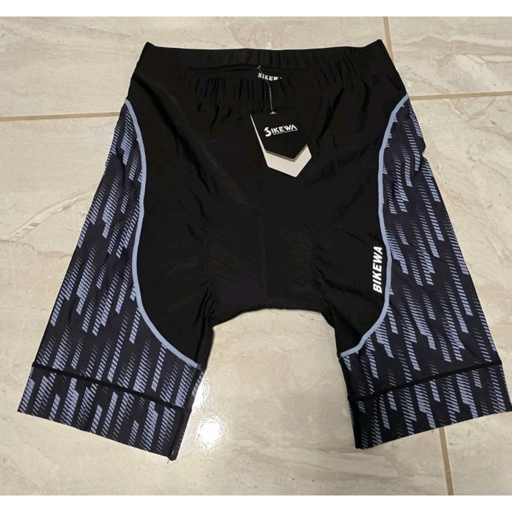 Bikewa Men's Mountain Riding Biker Shorts 3D Padded Cycling Road Biking Medium